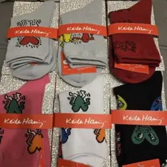 キースヘリング keith haring ソックス 23〜25cm 6足セットのサムネイル
