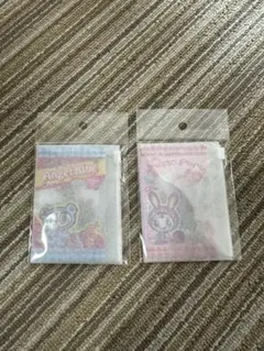 ナルミヤハッピーパーク　ポーチ付きぷっくりシール　エンジェルブルー　メゾピアノ