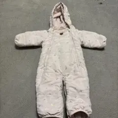 petit main フード付きアウター ピンク✴︎ジャンプスーツ