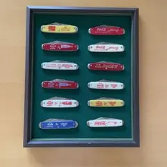 Coca-Cola ナイフコレクション(額装) Coca-Cola ナイフコレクション(額装) Coca-Cola ナイフ