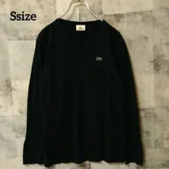 LACOSTE ラコステ Ssize ロングスリーブ ワンポイントロゴ 刺繍ロゴ