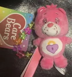 ケアベア　チャーム付きマスコット　スパークルハートベア　タイトー限定