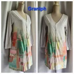 大変美品　graniph　ロングカーディガンのサムネイル
