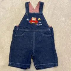 MIKI HOUSE デニムオーバーオール 90