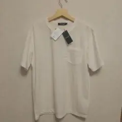 しまむら ホワイト ワッフル ポケット付き Tシャツ DRY 吸水速乾