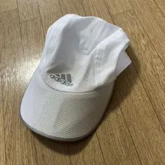 【美品】adidas メッシュキャップ ホワイト