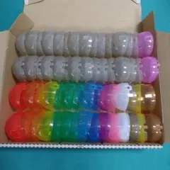 カプセルトイ用 多色カプセル 30個セット　ガチャガチャ　カラフル　約45㎜