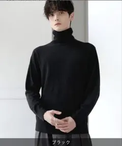 タートルネック ニット