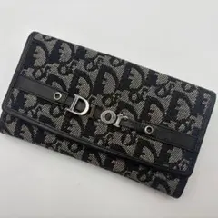✨希少✨クリスチャンディオール　長財布　トロッター　ロゴ金具　シルバー金具のサムネイル