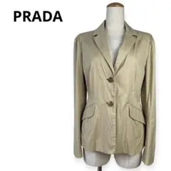 プラダ　PRADA 薄手ジャケット　イタリア製　テーラードジャケットのサムネイル