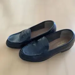 HARVAR ブラック ローファー 23.5