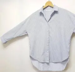 upper hights THE SHIRT ストライプ 長袖シャツのサムネイル