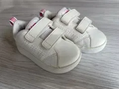 adidas ベビーシューズ ホワイト ベルクロ　12センチ