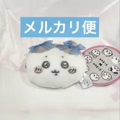 ちいかわ ミニがまぐち ～リボン～ ぬいぐるみ マスコット ハチワレ ①