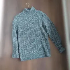 UNIQLO　L　ケーブル編みニット