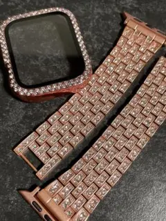 在庫処分♡ Apple Watch キラキラ ケース ピンク 41mm