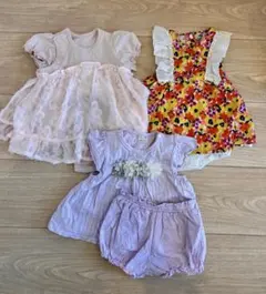 女の子 80cm ロンパース　夏服　まとめ売り