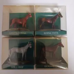 競走馬フィギュアセット4体　中古品