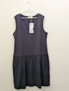 【新品タグ付】MOONONNON ムーノンノン ワンピース 150 ネイビー