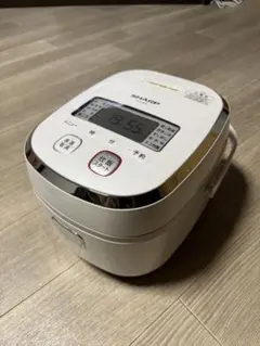 D4086☆未開封品 SHARP KS-HA10-W 炊飯器 ホワイト系 シャープ(Sharp)の