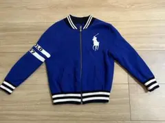 ポロ ラルフローレン リバーシブルニット　青 ネイビー　サイズ100cm