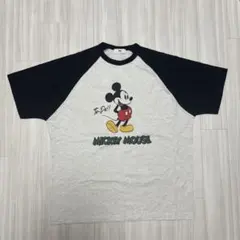 【新品未使用】ディズニー ミッキー リンガー Tシャツ