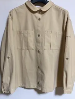 Marmot 四角友里モデル　長袖シャツ ベージュ レディース M