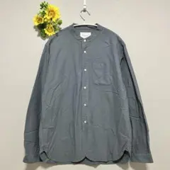 URBAN RESEARCH DOORS 長袖クルーネックシャツ ブルー 40