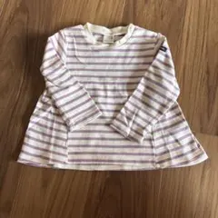 petit main ストライプ Tシャツ 90