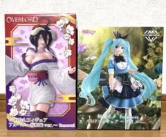 オーバーロード アルベド＆初音ミク アリスver. フィギュア2コセット！！