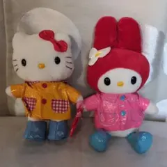 未使用　レトロ　SANRIO サンリオ　ハローキティ　マイメロディ　ぬいぐるみ