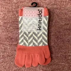 knitido+ ヨガソックス ミドルグレー　23-25cm