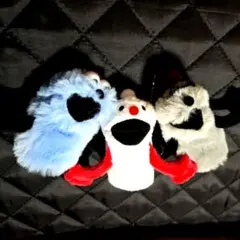 パペットスンスンのフィンガーパペット3種