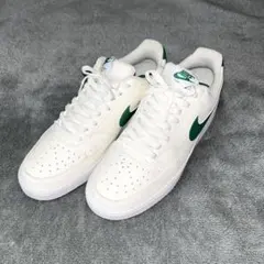 美品　NIKE　ナイキ　メンズ　コートビジョン　29.0　ホワイト/グリーンのサムネイル