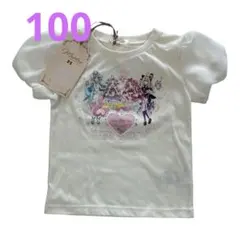 名探偵プリキュア　マジョリカ　スパンコール　半袖　新品未使用　100cm