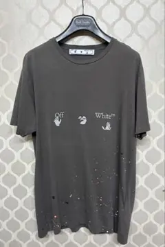 OFF-WHITE ペイント加工 Tシャツ