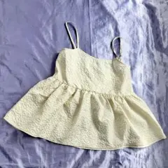 GRL 花柄エンボスビスチェ