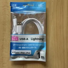 ライトニングケーブル　急速充電