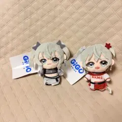 猫麦とろろ×GiGO あいどるこれくしょん！ ぬいぐるみマスコット 2個セット