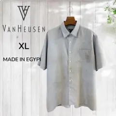 古着　Van Heusen XL 半袖シャツ チェック柄