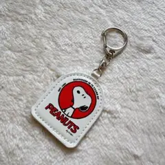 PEANUTS スヌーピー キーホルダー 75周年 レッド カプセルトイ ガチャ