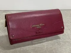 Samantha Thavasa Deluxe 二つ折り財布 ワインレッド 革のサムネイル