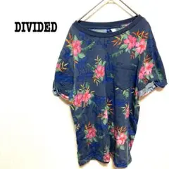 デイバイデット　花柄　カットソー　半袖　Tシャツ　軽量