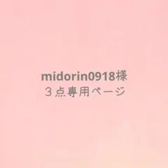 midorin0918様 リクエスト 3点 まとめ商品