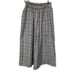 S276❤️ earthmusic &ecology ワイドパンツ F チェック