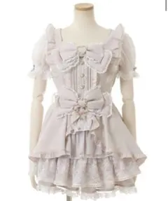 リズリサフロントカシュクールBIGリボンセットアップ ピンク