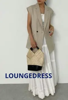 週末値下げ！美品 LOUNGEDRESS リネンジレジャケットのサムネイル