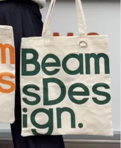 台湾セブンイレブン×BEAMS DESIGNビームスコラボトートバッグ グリーン