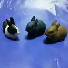 うさぎ フィギュア ３羽セット