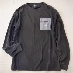 キャンプセブン◇長袖Tシャツ カットソー ポケットT 背面ロゴ カジュアル Sのサムネイル
